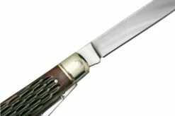 Cold Steel Mini Trapper FL-MTRPR-J Jigged Brown Bone, Pocket Knife -KNIVESANDTOOLS Sales CSFLMTRPRJ 05 coldsteel