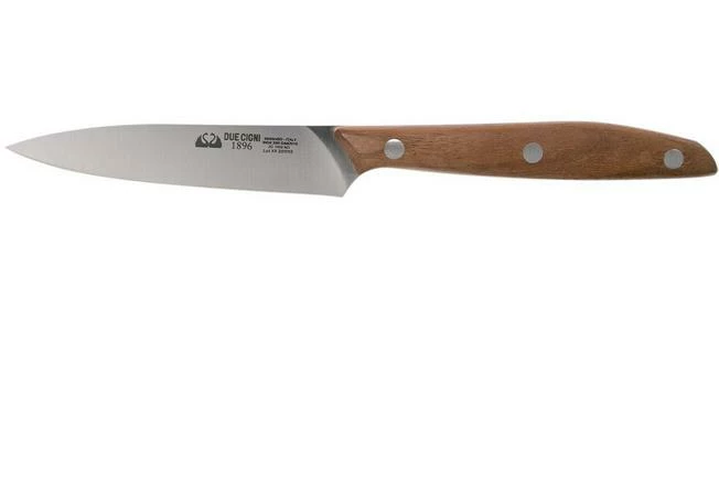 Due Cigni 1896, 2C1002NO Paring Knife 10 Cm, Walnut Wood 3 Due Cigni 1896, 2C1002NO Paring Knife 10 Cm, Walnut Wood