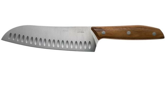 Due Cigni 1896, 2C1005NO Santoku 18 Cm, Walnut Wood 3 Due Cigni 1896, 2C1005NO Santoku 18 Cm, Walnut Wood