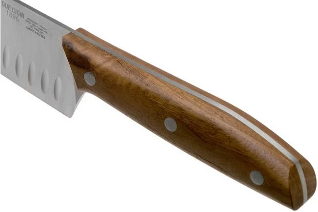 Due Cigni 1896, 2C1005NO Santoku 18 Cm, Walnut Wood 7 Due Cigni 1896, 2C1005NO Santoku 18 Cm, Walnut Wood - Image 5