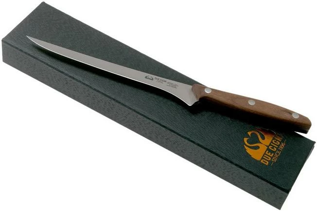 Due Cigni 1896, 2C1012NO Filleting Knife 18 Cm, Walnut Wood 8 Due Cigni 1896, 2C1012NO Filleting Knife 18 Cm, Walnut Wood - Image 6