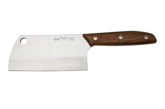 Due Cigni Cookout 1896, 2C1023NO Cleaver Walnut Wood, 15 Cm 3 Due Cigni Cookout 1896, 2C1023NO Cleaver Walnut Wood, 15 Cm