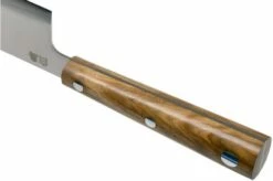 Due Cigni Hakucho Santoku 16.5 Cm, Olive Wood -KNIVESANDTOOLS Sales DG2C505OL 04 due cigni