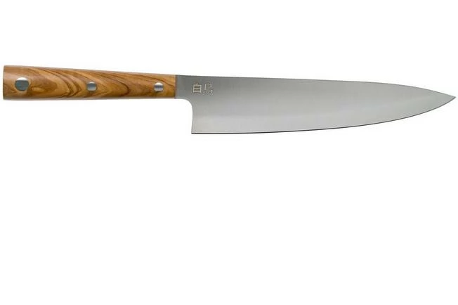 Due Cigni Hakucho Gyuto 21 Cm, Olive Wood 4 Due Cigni Hakucho Gyuto 21 Cm, Olive Wood - Image 2