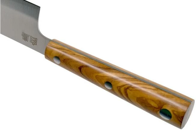 Due Cigni Hakucho Gyuto 21 Cm, Olive Wood 6 Due Cigni Hakucho Gyuto 21 Cm, Olive Wood - Image 4