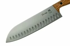 Due Cigni Tuscany DG2C760-18OL Santoku 18 Cm Olive Wood -KNIVESANDTOOLS Sales DG2C760 18OL 03 duecigni