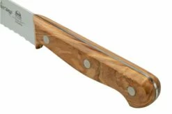 Due Cigni Tuscany 2C761-20OL Bread Knife 20 Cm Olive Wood -KNIVESANDTOOLS Sales DG2C761 20OL 06 duecigni