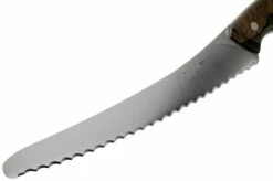 Due Cigni Arne Line Bread Knife 23 Cm, Ziricote -KNIVESANDTOOLS Sales DG2C903ZW 03 due cigni arne