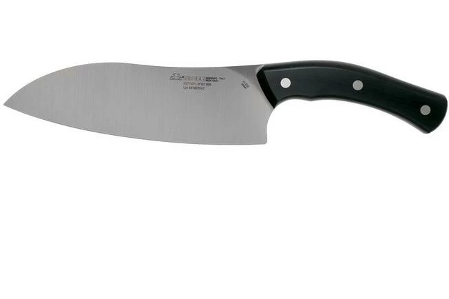Due Cigni Arne Line Santoku 19 Cm, Black 3 Due Cigni Arne Line Santoku 19 Cm, Black