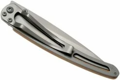 Deejo Wood One-Hand 37g Deer, Juniper Wood 1CB000546 Serrated Pocket Knife -KNIVESANDTOOLS Sales DJ1CB000546 05 deejo