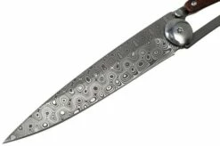 Deejo Prestige Damascus 37g, Snakewood 1DB008 Pocket Knife -KNIVESANDTOOLS Sales DJ1DB008 03 deejo