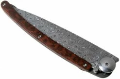 Deejo Prestige Damascus 37g, Snakewood 1DB008 Pocket Knife -KNIVESANDTOOLS Sales DJ1DB008 05 deejo