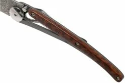 Deejo Prestige Damascus 37g, Snakewood 1DB008 Pocket Knife -KNIVESANDTOOLS Sales DJ1DB008 07 deejo