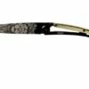 Deejo Tattoo Gold Black 37g, Yellow Gold Gilded, Lion 1GM000022 Pocket Knife