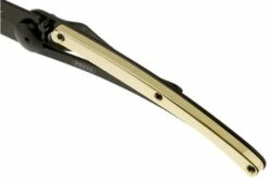 Deejo Tattoo Gold Black 37g, Yellow Gold Gilded, Lion 1GM000022 Pocket Knife -KNIVESANDTOOLS Sales DJ1GM000022 07 deejo