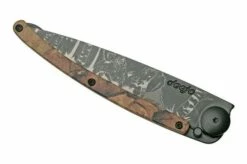 Deejo Tattoo 37g Brown Camo Hunting Day, 1GM000028, Pocket Knife -KNIVESANDTOOLS Sales DJ1GM000028 04 deejo