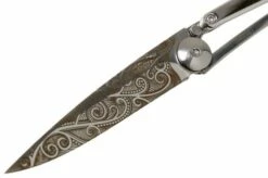 Deejo Tattoo Gold 27g, White Gold Gilded, Pacific DJ9AM000022 Pocket Knife -KNIVESANDTOOLS Sales DJ9AM000022 03 deejo