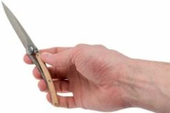 Deejo Wood 27g, Juniper Wood 9CB002 Pocket Knife -KNIVESANDTOOLS Sales DJ9CB002 08 deejo