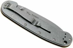 ESEE Avispa Pocket Knife, Stonewashed D2 Blade, Coyote Brown Handle BRK1302CB -KNIVESANDTOOLS Sales EE AVISPA CB D2 04 esee knives