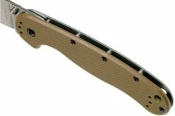 ESEE Avispa Pocket Knife, Stonewashed D2 Blade, Coyote Brown Handle BRK1302CB -KNIVESANDTOOLS Sales EE AVISPA CB D2 07 esee knives