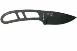 ESEE Candiru Black CAN-B Neck Knife With Black Sheath + Belt Clip -KNIVESANDTOOLS Sales EE CAN B 02 esee knives v2018 02
