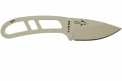 ESEE Candiru Desert Tan CAN-DT Neck Knife With Black Sheath + Belt Clip -KNIVESANDTOOLS Sales EE CAN DT 02 esee knives v201901