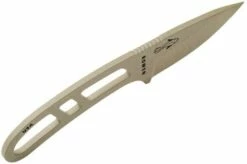 ESEE Candiru Desert Tan CAN-DT Neck Knife With Black Sheath + Belt Clip -KNIVESANDTOOLS Sales EE CAN DT 04 esee knives v201901