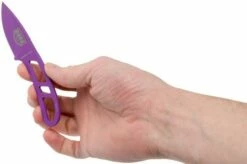ESEE Candiru Purple CAN-PURP Neck Knife With White Sheath + Belt Clip -KNIVESANDTOOLS Sales EE CAN PURP 05 esee knives v201901 1