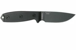 ESEE Model 3 Tactical Gunsmoke Black 3PTGB, Black G10 Handle And Kydex Sheath -KNIVESANDTOOLS Sales EE ESEE 3PTGB 02 esee knives