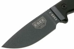 ESEE Model 3 Tactical Gunsmoke Black 3PTGB, Black G10 Handle And Kydex Sheath -KNIVESANDTOOLS Sales EE ESEE 3PTGB 03 esee knives 1