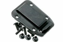 ESEE Izula Tactical Gunsmoke IZULA-TG-B Neck Knife With Black Sheath, Scales And Belt Clip -KNIVESANDTOOLS Sales EE IZULA TG 06 esee knives