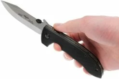 Emerson Mini CQC-8 Horseman Plain Edge, Stonewashed -KNIVESANDTOOLS Sales EM HRSM SF 08 emerson em hrsm sf 08