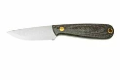 BRISA Necker 70 Bison Micarta, Leather Sheath
