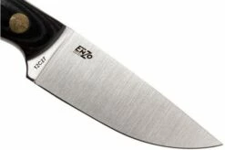 Brisa Necker 70, Black Micarta, Leather Sheath 9803 -KNIVESANDTOOLS Sales ENZ 9803 03 enzo enz 9803 03