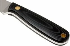 Brisa Necker 70, Black Micarta, Leather Sheath 9803 -KNIVESANDTOOLS Sales ENZ 9803 04 enzo enz 9803 04