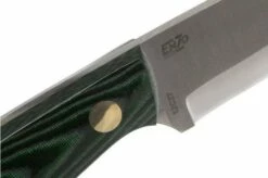 Enzo Necker 70, Green Micarta, Leather Sheath 9804 -KNIVESANDTOOLS Sales ENZ 9804 04 enzo necker 70 enz 9804 04