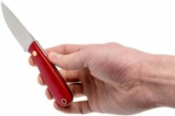 Brisa Necker 70 Alice, Red Micarta, Leather Sheath 9819 -KNIVESANDTOOLS Sales ENZ 9819 06 enzo enz 9819 06