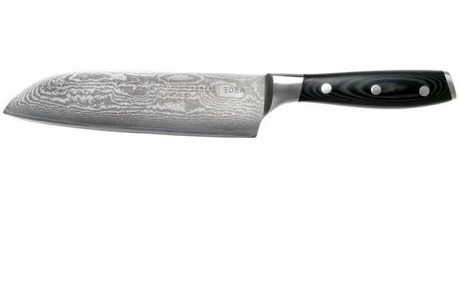 Eden Classic Damast Santoku 18 Cm 3 Eden Classic Damast Santoku 18 Cm