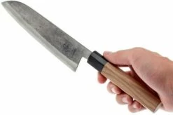 Eden Dento Santoku 16.5 Cm, Aogami Steel -KNIVESANDTOOLS Sales EQ2070 316 06 eden dento santoku eq2070 316 06