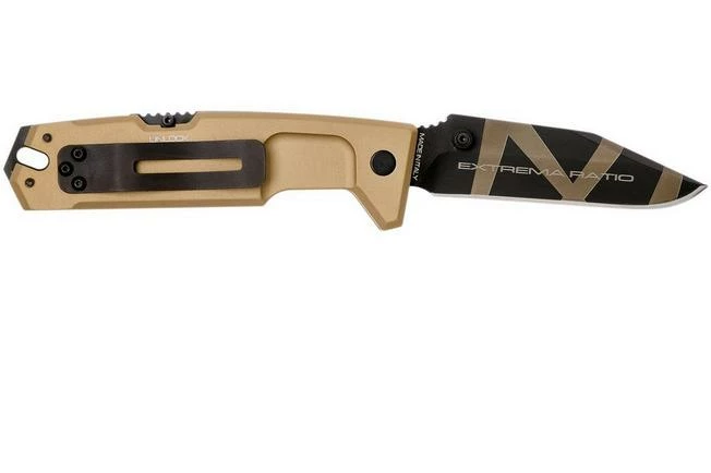 Extrema Ratio Fulcrum II Droppoint Desert Warfare Pocket Knife 4 Extrema Ratio Fulcrum II Droppoint Desert Warfare Pocket Knife - Image 2