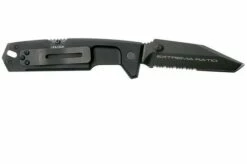 Extrema Ratio Fulcrum II Tanto Black Pocket Knife -KNIVESANDTOOLS Sales ER04 1000 0152 BLK 02 extrema ratio er04 1000 0152 blk 02