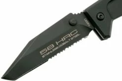 Extrema Ratio Fulcrum II Tanto Black Pocket Knife -KNIVESANDTOOLS Sales ER04 1000 0152 BLK 03 extrema ratio er04 1000 0152 blk 03