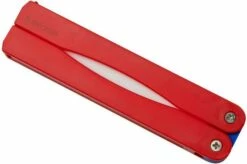 Fällkniven Foldable Sharpener FDC Diamond And Ceramic Sharpening Steel, 25 And 9 Micron