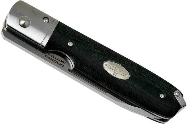 Fallkniven GP Gentleman's Pocket Knife, Black Micarta 6 Fallkniven GP Gentleman's Pocket Knife, Black Micarta - Image 4
