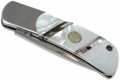 Fällkniven TK3 Tre Kronor Mother Of Pearl TK3mopc Gentleman's Knife -KNIVESANDTOOLS Sales FKTK3MOPC 04 fallkniven