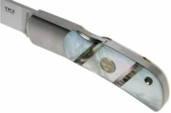Fällkniven TK3 Tre Kronor Mother Of Pearl TK3mopc Gentleman's Knife -KNIVESANDTOOLS Sales FKTK3MOPC 06 fallkniven