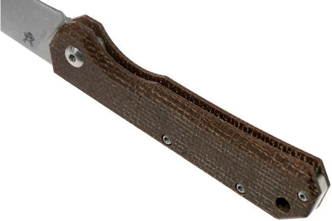 Fox Black Fox Ciol Folding Knife BF-748MIB Dark Brown Micarta Pocket Knife, Denis Simonutti Design 7 Fox Black Fox Ciol Folding Knife BF-748MIB Dark Brown Micarta Pocket Knife, Denis Simonutti Design - Image 5