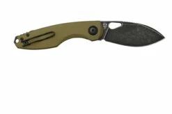 Fox Chilin FX-530-ALOD, PTFE Black Stonewashed N690, OD Green Aluminum Pocket Knife, Jesper Voxnaes Design -KNIVESANDTOOLS Sales FOFX 530 ALOD 02 fox