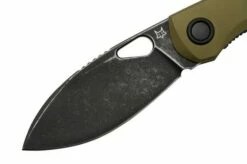 Fox Chilin FX-530-ALOD, PTFE Black Stonewashed N690, OD Green Aluminum Pocket Knife, Jesper Voxnaes Design -KNIVESANDTOOLS Sales FOFX 530 ALOD 03 fox