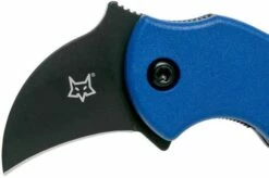 Fox Mini-KA FX-535BLB Blue & Black, Karambit Keychain Knife -KNIVESANDTOOLS Sales FOFX 535BLB 03 fox knives